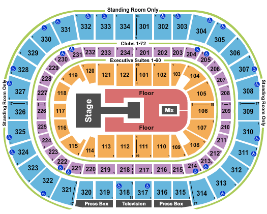 United Center Dua Lipa Seating Chart